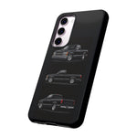 Black Silverado Classic Pickup Tough Phone Case for Chevy Truck Fans