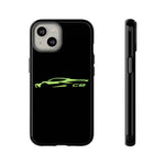 Lime Green C8 Corvette Phone Case for Chevy Fans, Tough Protective Cover