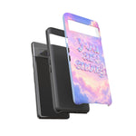 You Are Enough phone case | pastel cloud affirmation protective case