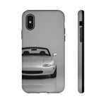 Silver Miata Phone Case, NA Roadster 90s JDM Cover, Gift for Guys