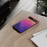 Pastel Mountain Haze Vaporwave Art Tough Phone Case