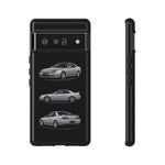 Silver Prelude Sports Coupe Tough Phone Case for JDM Fans