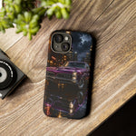 67 GTO Phone Case Purple, Rainy City Night Muscle Car Tough Cover