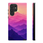 Pastel Mountain Haze Vaporwave Art Tough Phone Case