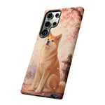 Akita Cherry Blossom Phone Case Sakura Dog Lover Gift