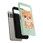Shiba Inu Kawaii Chibi Smile Pet Dog Art Tough Phone Case