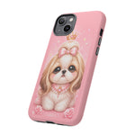 Shih Tzu Princess Kawaii Chibi Puppy Pet Dog Art Tough Phone Case