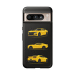 Yellow Camaro SS Muscle Car Phone Case Tough Multi View Print