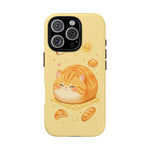 Orange Tabby Loaf Kawaii Chibi Pet Cat Art Tough Phone Case