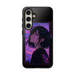 Melancholy Anime Girl Phone Case Vaporwave Tough Case