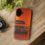Orange Cuda Phone Case, 71 Classic Muscle Car Tough Cover