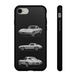 Silver Sting Ray Classic Corvette Phone Case Tough Multi View