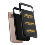 Gold Fairlady Z Classic Sports Car Tough Phone Case - 3 View