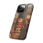 Corgi Royal Guard phone case | Cute British corgi soldier illustration