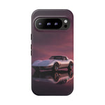 Soft White C3 Corvette Mauve Sky Phone Case