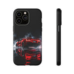 Z06 C8 Phone Case, Red Smoke Studio Reflection Cover