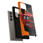 GTO The Judge Red Muscle Car Illustration Phone Case | Retro Classic Car
