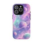 Pastel Galaxy Planet Vaporwave Art Tough Phone Case