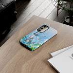 Copy of Silver Butterflies Tough Case | Blue Sky Water Droplets Phone Cover