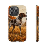 German Shorthaired Pointer Pointing Art Tough Phone Case