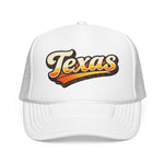 Texas Trucker Hat Vintage Retro Texas Sunset Foam Trucker Cap Western Cowboy Snapback Hat