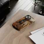 German Wirehaired Pointer Autumn Art Tough Phone Case