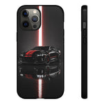 Camaro ZL1 Phone Case, Black Red Racing Stripe Studio Cover, Gift