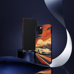 Retro Sunset Countach phone case | Sports car tough cover