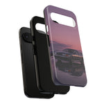 Sunset Skyline GT-R R32 phone case | car reflection, purple dusk