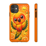 Sun Conure Kawaii Citrus Art Tough Phone Case