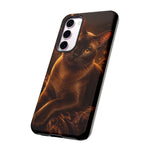 Burmese Golden Sable Portrait Art Tough Phone Case