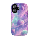 Pastel Galaxy Planet Vaporwave Art Tough Phone Case