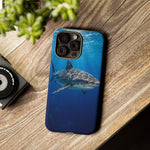 Tiger Shark Phone Case, Dappled Blue Water Tough Cover