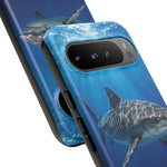 Tiger Shark Phone Case, Dappled Blue Water Tough Cover
