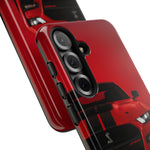 Red Mustang Art Phone Case, GT500 American Muscle Car Tough Cover