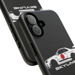 R34 Skyline Japanese Flag Race Car Phone Case | JDM GT-R Tough Cover