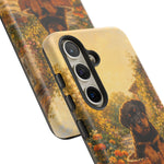Rottweiler Puppy in Flower Pot Tough Case | Floral Dog Phone Cover