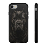 Cane Corso Powerful Dark Portrait Art Tough Phone Case