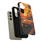 Orange Corvette C3 Stingray Sunset Palms Phone Case