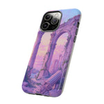 Roman Ruins Pastel Sky Vaporwave Art Tough Phone Case