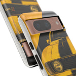 Z28 Yellow Camaro Retro Poster Tough Phone Case