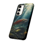 Salmon River Fishing Phone Case, Sunlit Current Cover