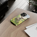 Playful Dog in Meadow Great Dane phone case | Puppy Art Tough Cover