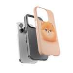 Pomeranian Kawaii Puffball Chibi Pet Dog Art Tough Phone Case