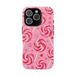 Candy Swirl Lollipop Art Tough Phone Case