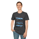 Blue Classic 1967 Corvette Convertible T-Shirt | Sports Car Illustration