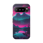 2 Rounds Canada Retina Artwork Vaporwave Phone Case – Landscape Aesthetic