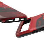 Red Mustang Art Phone Case, GT500 American Muscle Car Tough Cover