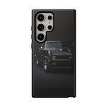 Black 1970 Nova SS Studio Front Tough Phone Case for Muscle Car Fans