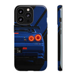 R34 Skyline Afterburner Rear GT-R Tough Phone Case for JDM Fans